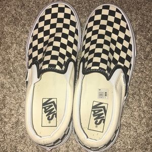 Brand new without tags checkered vans